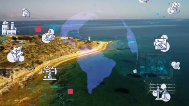 Sürdürülebilir toplum konsepti. Çevre teknolojisi. Sürdürülebilir kalkınma hedefleri. SDG 'ler.