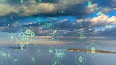 Sürdürülebilir toplum konsepti. Çevre teknolojisi. Sürdürülebilir kalkınma hedefleri. SDG 'ler.