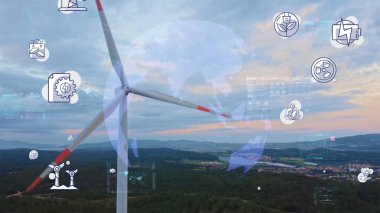 Çevre teknolojisi konsepti. Sürdürülebilir kalkınma hedefleri. SDG 'ler.