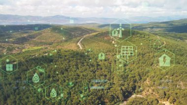 Çevre teknolojisi konsepti. Sürdürülebilir kalkınma hedefleri. SDG 'ler.