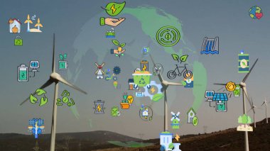 Sürdürülebilir toplum konsepti. Çevre teknolojisi. Sürdürülebilir kalkınma hedefleri. SDG 'ler.