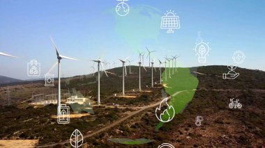 Çevre teknolojisi konsepti. Sürdürülebilir kalkınma hedefleri. SDG 'ler.