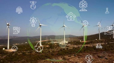 Çevre teknolojisi konsepti. Sürdürülebilir kalkınma hedefleri. SDG 'ler.