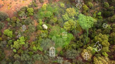 Çevre teknolojisi konsepti. Sürdürülebilir kalkınma hedefleri. SDG 'ler.