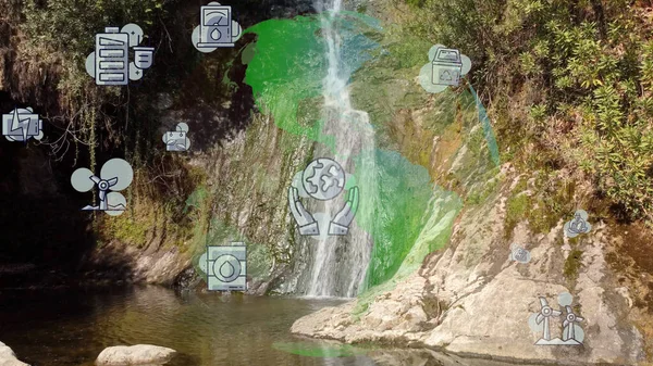 Çevre teknolojisi konsepti. Sürdürülebilir kalkınma hedefleri. SDG 'ler.