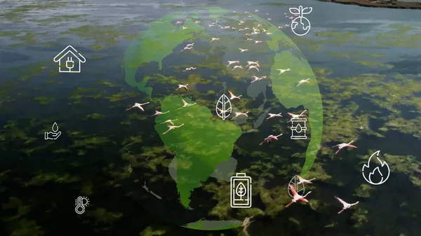 Sürdürülebilir toplum konsepti. Çevre teknolojisi. Sürdürülebilir kalkınma hedefleri. SDG 'ler.