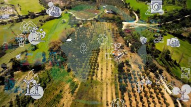 Çevre teknolojisi konsepti. Sürdürülebilir kalkınma hedefleri. SDG 'ler.