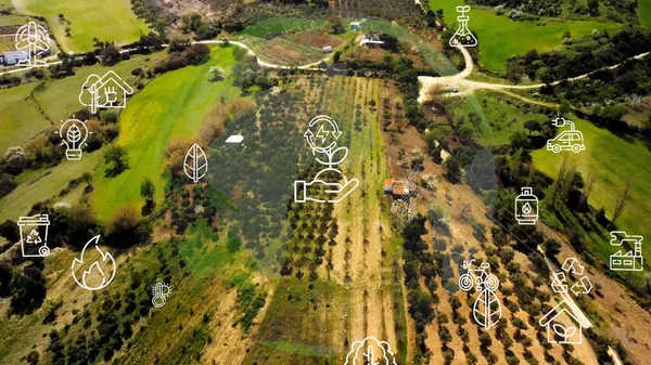 Çevre teknolojisi konsepti. Sürdürülebilir kalkınma hedefleri. SDG 'ler.