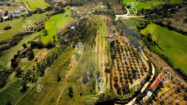 Çevre teknolojisi konsepti. Sürdürülebilir kalkınma hedefleri. SDG 'ler.