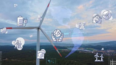 Çevre teknolojisi konsepti. Sürdürülebilir kalkınma hedefleri. SDG 'ler.