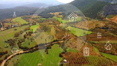 Çevre teknolojisi konsepti. Sürdürülebilir kalkınma hedefleri. SDG 'ler. Yüksek kalite 4k görüntü