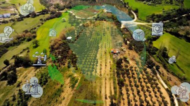 Çevre teknolojisi konsepti. Sürdürülebilir kalkınma hedefleri. SDG 'ler. Yüksek kalite fotoğraf