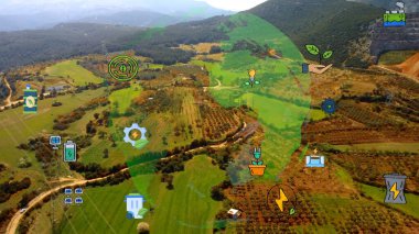 Çevre teknolojisi konsepti. Sürdürülebilir kalkınma hedefleri. SDG 'ler. Yüksek kalite fotoğraf