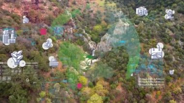 Çevre teknolojisi konsepti. Sürdürülebilir kalkınma hedefleri. SDG 'ler. Yüksek kalite 4k görüntü