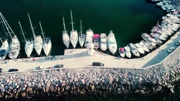 Urla Izmir Turquie Juin 2021 Vue Port Village Bateaux Pêche — Video