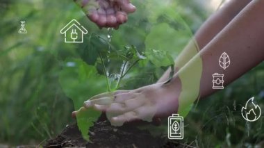 Gelecekteki çevresel koruma ve sürdürülebilir ESG modernizasyon gelişimi yenilenebilir kaynak teknolojisini kullanarak kirliliği ve karbon emisyonunu azaltmak. Yüksek kaliteli FullHD görüntüler