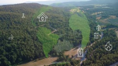 Çevre teknolojisi konsepti. Sürdürülebilir kalkınma hedefleri. SDG 'ler. Yüksek kalite 4k görüntü