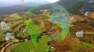 Gelecekteki çevresel koruma ve sürdürülebilir ESG modernizasyon gelişimi yenilenebilir kaynak teknolojisini kullanarak kirliliği ve karbon emisyonunu azaltmak. Yüksek kalite 4k görüntü