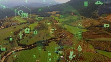 Gelecekteki çevresel koruma ve sürdürülebilir ESG modernizasyon gelişimi yenilenebilir kaynak teknolojisini kullanarak kirliliği ve karbon emisyonunu azaltmak. Yüksek kalite 4k görüntü