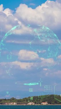 Çevre teknolojisi konsepti. Sürdürülebilir kalkınma hedefleri. SDG 'ler. Yüksek kalite 4k görüntü