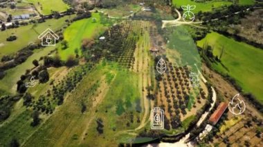 Gelecekteki çevresel koruma ve sürdürülebilir ESG modernizasyon gelişimi yenilenebilir kaynak teknolojisini kullanarak kirliliği ve karbon emisyonunu azaltmak. Yüksek kalite 4k görüntü