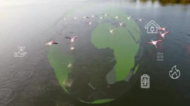 Çevre teknolojisi konsepti. Sürdürülebilir kalkınma hedefleri. SDG 'ler. Yüksek kalite 4k görüntü