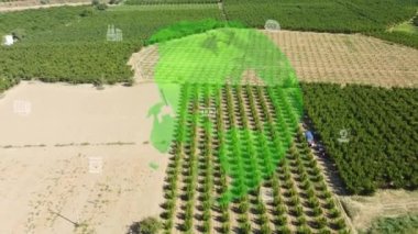 Çevre teknolojisi konsepti. Sürdürülebilir kalkınma hedefleri. SDG 'ler. Yüksek kalite 4k görüntü