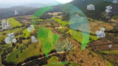 Gelecekteki çevresel koruma ve sürdürülebilir ESG modernizasyon gelişimi yenilenebilir kaynak teknolojisini kullanarak kirliliği ve karbon emisyonunu azaltmak. Yüksek kalite 4k görüntü