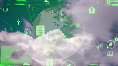 Çevre teknolojisi konsepti. Sürdürülebilir kalkınma hedefleri. SDG 'ler. Yüksek kalite 4k görüntü
