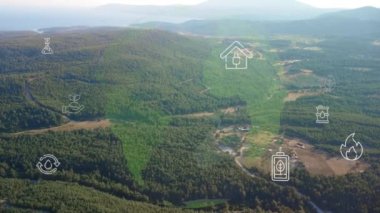 Çevre teknolojisi konsepti. Sürdürülebilir kalkınma hedefleri. SDG 'ler. Yüksek kalite 4k görüntü