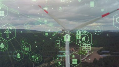 Çevre teknolojisi konsepti. Sürdürülebilir kalkınma hedefleri. SDG 'ler. Yüksek kalite fotoğraf