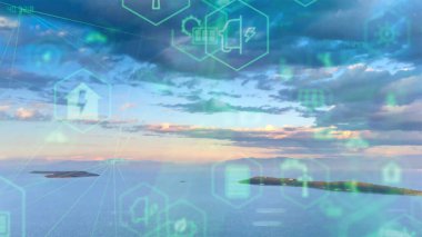 Çevre teknolojisi konsepti. Sürdürülebilir kalkınma hedefleri. SDG 'ler. Yüksek kalite fotoğraf