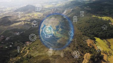 Çevre teknolojisi konsepti. Sürdürülebilir kalkınma hedefleri. SDG 'ler. Yüksek kalite fotoğraf