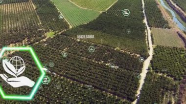 Çevre teknolojisi konsepti. Sürdürülebilir kalkınma hedefleri. SDG 'ler. Yüksek kalite 4k görüntü