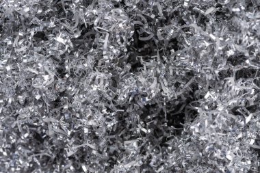 Alüminyum parçacıkları yakın görünüm