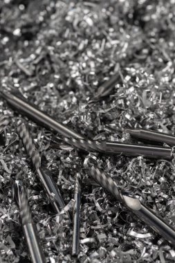 Metal talaşları CNC için katı hassas karpit değirmen araçları mühendisliği