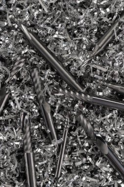 CNC 'nin metal talaşları üzerine mühendislik harikası kusursuz karpit değirmeni araçları. Çok güzel bir geçmiş..