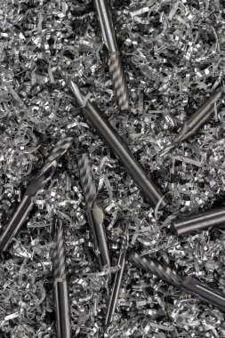 CNC 'nin metal talaşları üzerine mühendislik harikası kusursuz karpit değirmeni araçları. Çok güzel bir geçmiş..