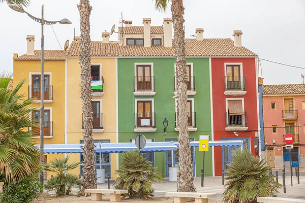 Villajoyosa Beautiful Fishing Village Famous Its Beautiful Maritime Facade Houses — ストック写真