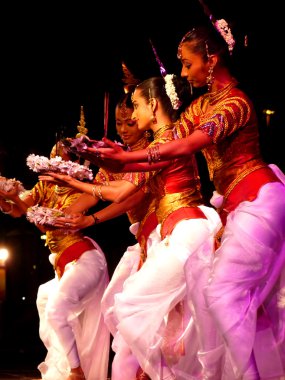 Sri Lankalı kadın dansçı