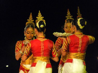 Sri Lankan Female Dancers clipart