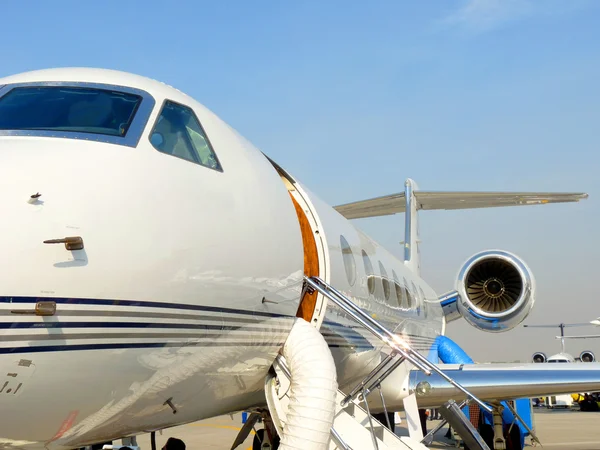 Chartered Plane on service — Stock Photo, Image