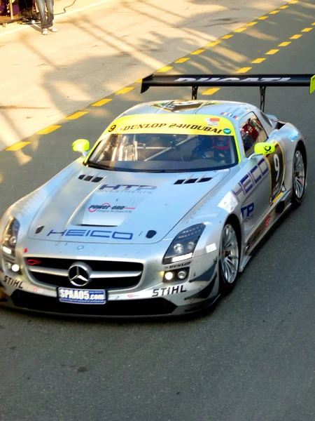 Heico motorsport gt3 autó dunlop 24h dubai verseny során — Stock Fotó