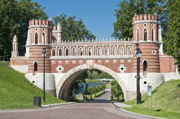 Tsaritsino, Moskova köprü Telifsiz Stok Fotoğraflar