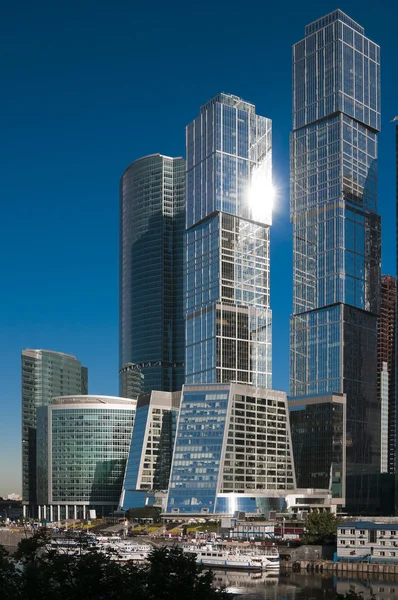 Skyscrapers in Moscow-City — Stock Photo, Image