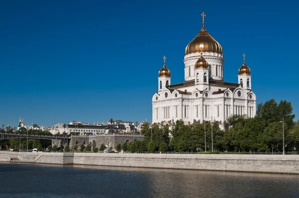 그리스도 모스크바에서 구세주 대성당 스톡 사진