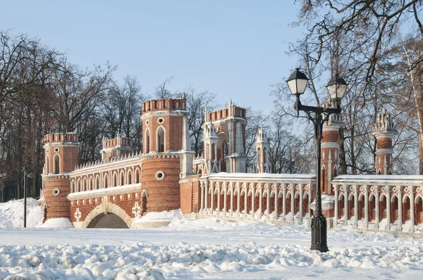 Мост в Царицыно — стоковое фото