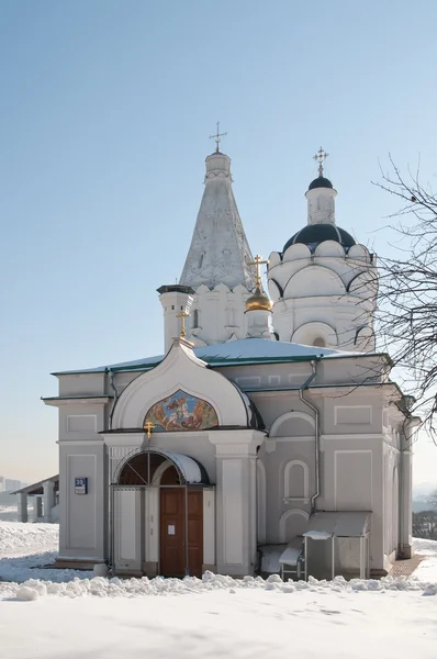 Православные храмы Коломенского — стоковое фото