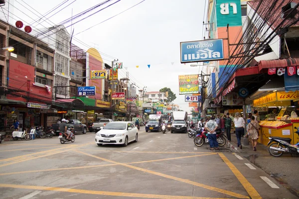 Busy street of thailand — Stock Photo, Image