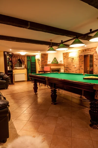 Shot of billiard club room — Stock Photo, Image